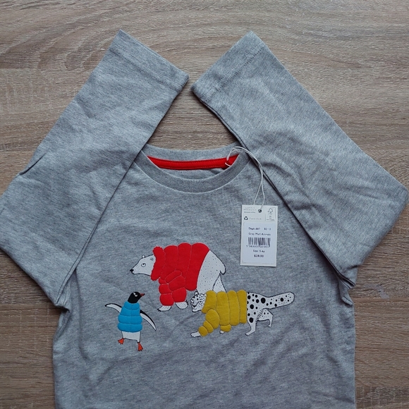 Mini Boden nwt animals tee - Picture 2 of 13